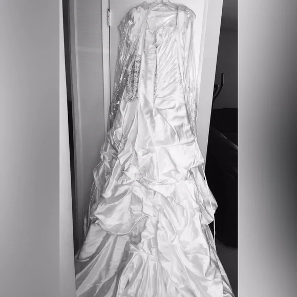 Sottero and Midgley by Maggie Sottero Kingsley Bridal Wedding Gown Dress sz 12 - Picture 2 of 8